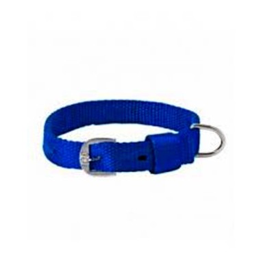 Super Dog Poly Nylon Lease with collar (Blue)